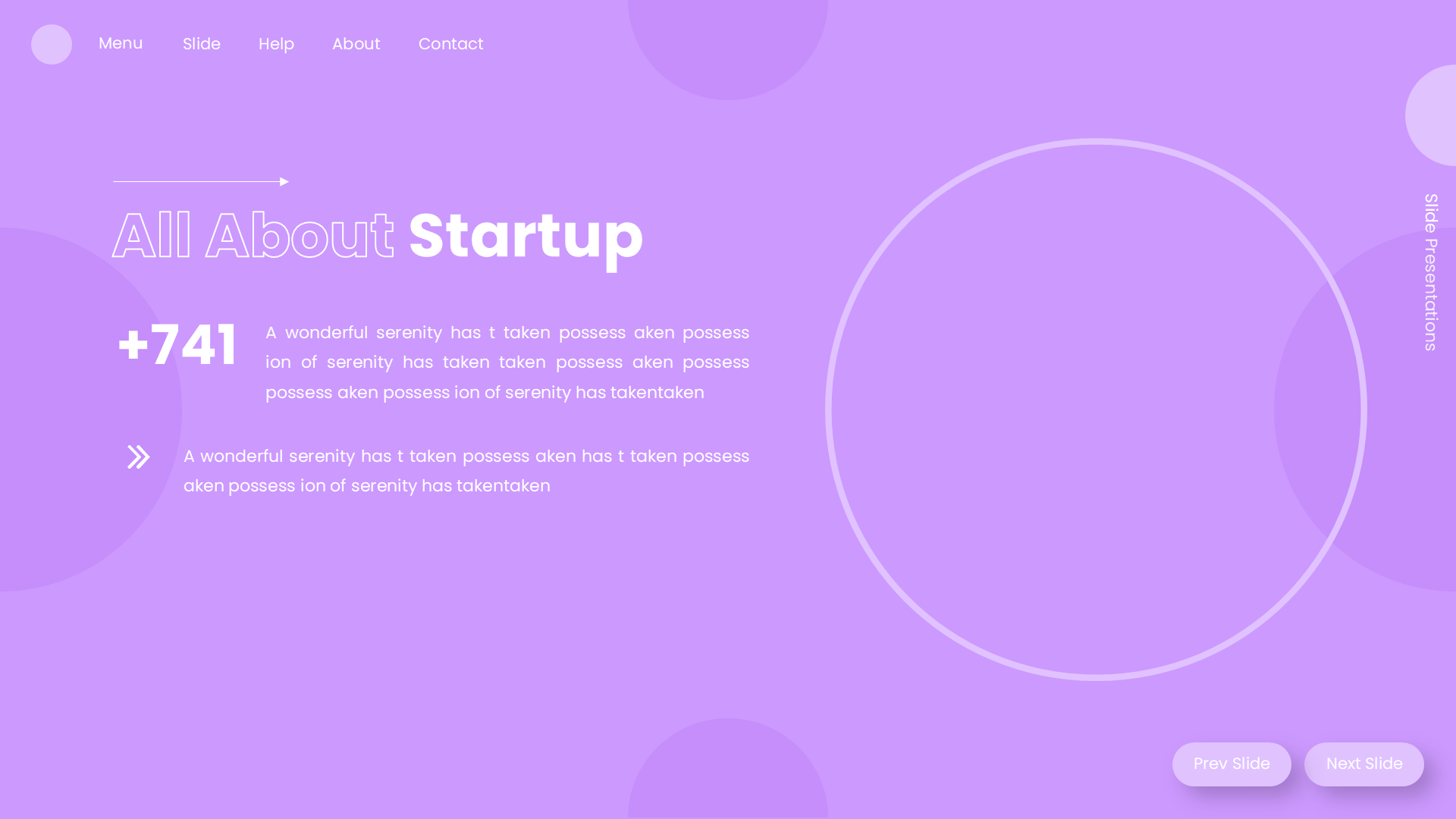 Startup V6 Purple slide 7